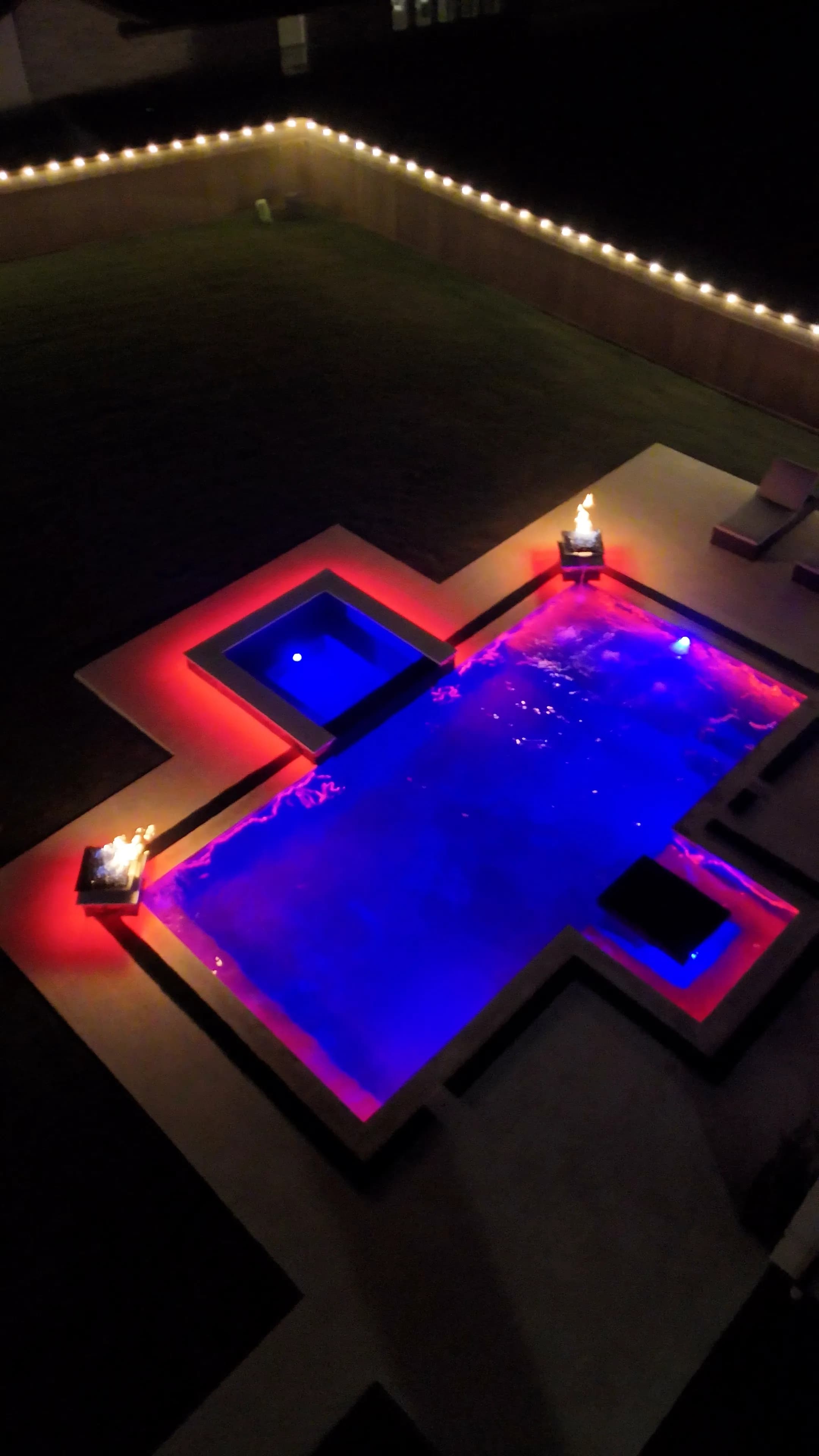 Seamless indoor-outdoor pool transition