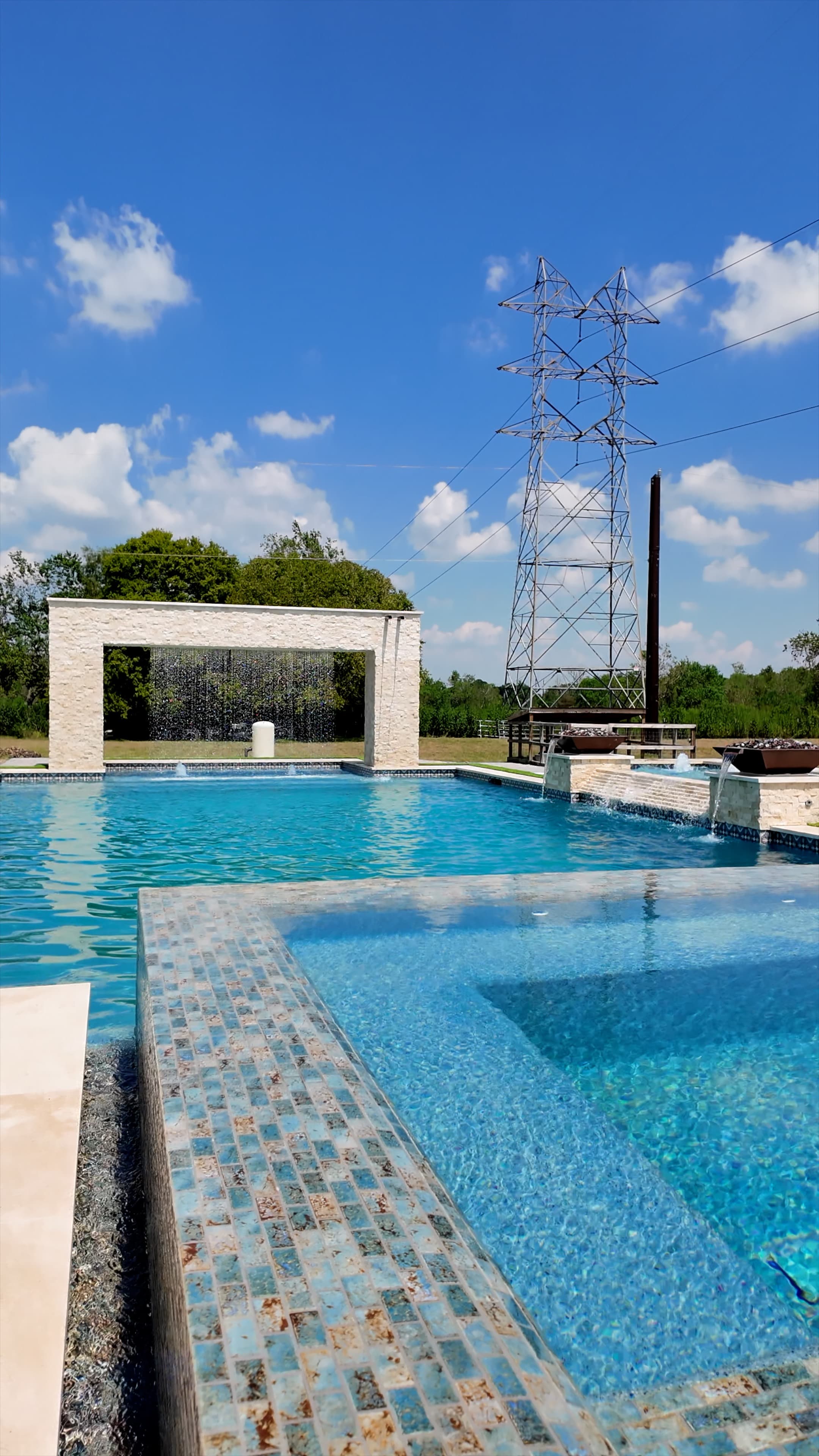 Manvel Outdoor Living Pool - Custom Pool Design project in Manvel, Texas - manvel tx pool main jpg