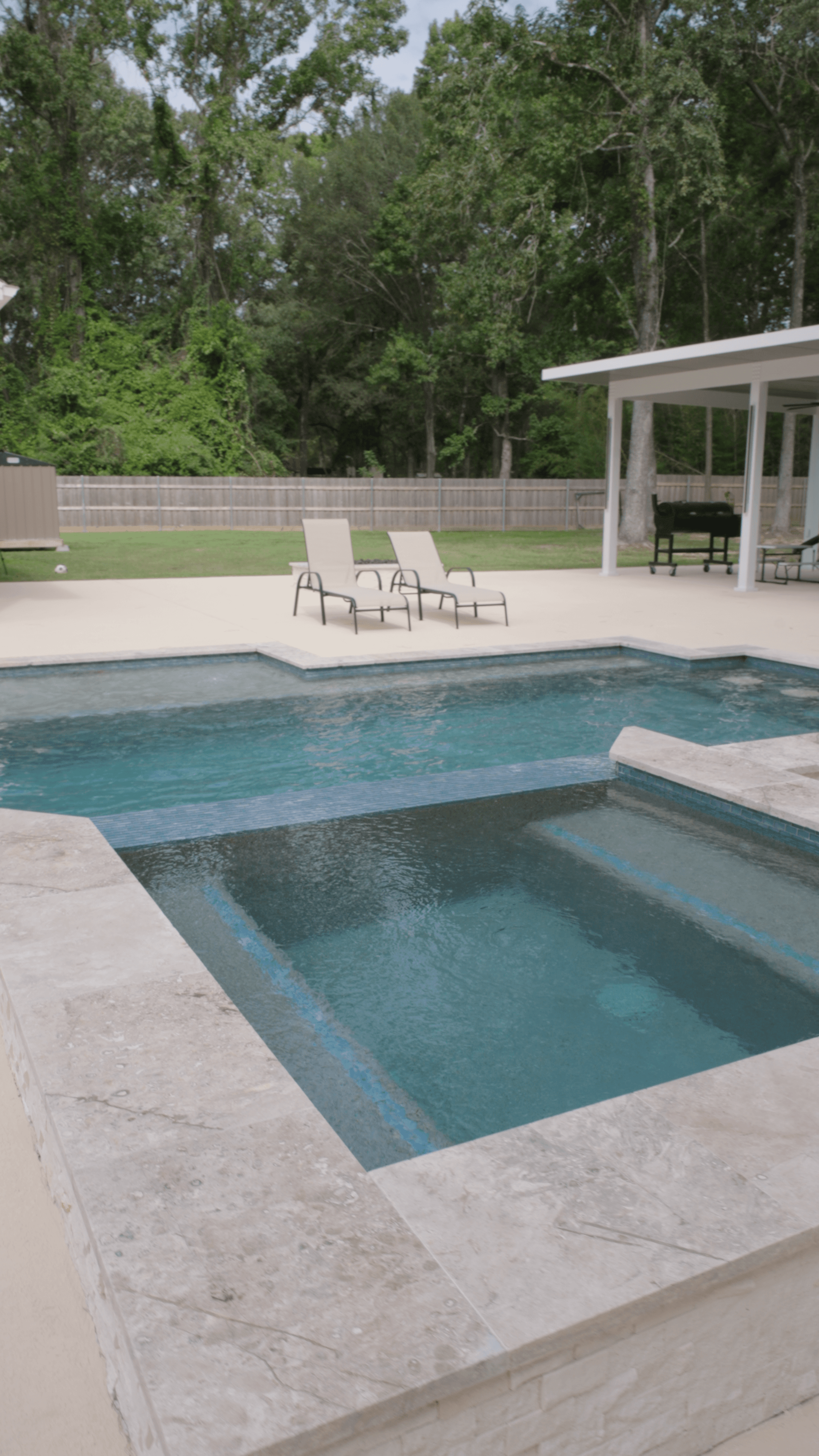 Pool remodeling and construction process