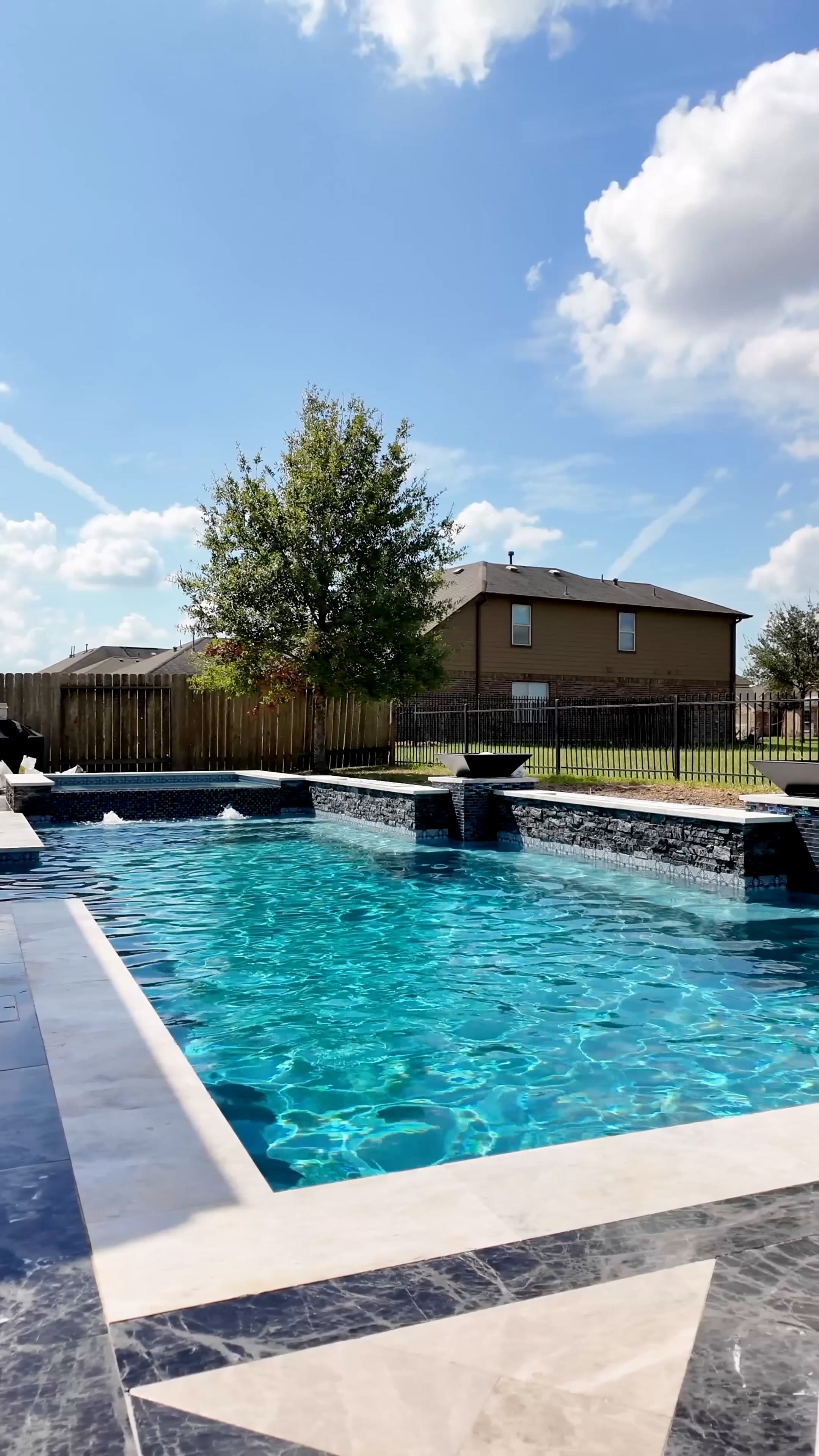 Cypress Backyard Retreat - Custom Pool Design project in Cypress, Texas - cypress tx pool main jpg